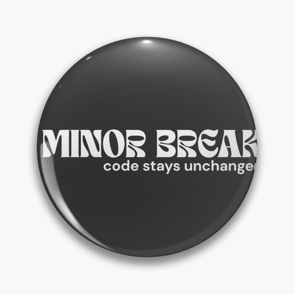 Item preview, MINOR BREAK (White Edition) – code stays unchanged | Minimalist Text | Glitch Humor Quote | RETL Style designed and sold by RETL.