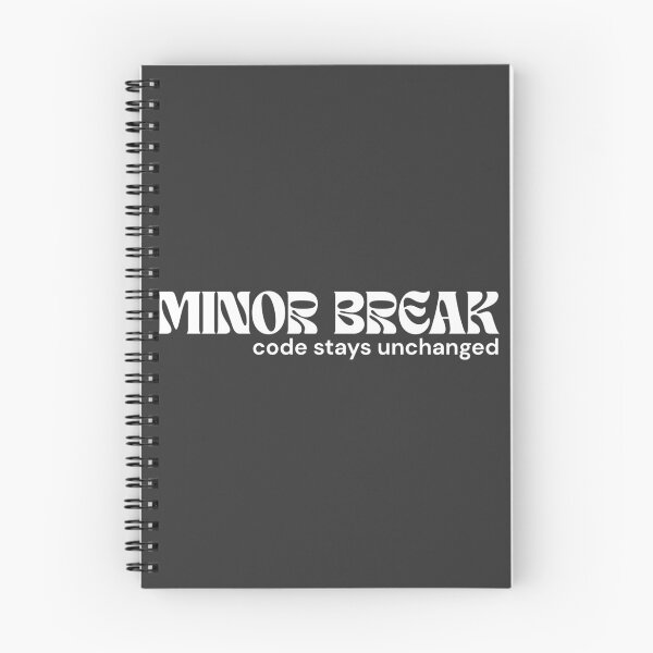 Item preview, MINOR BREAK (White Edition) – code stays unchanged | Minimalist Text | Glitch Humor Quote | RETL Style designed and sold by RETL.