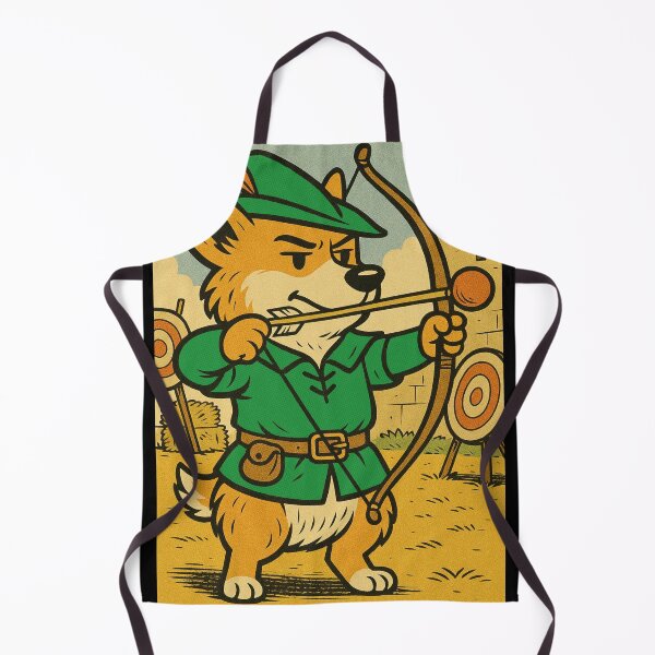 Item preview, Castlecore Pets: Corgi – Corgi Forest Archer – Gift for Corgi Lovers • Retro Comics • Vintage Halftone designed and sold by JacobKAurumhead.