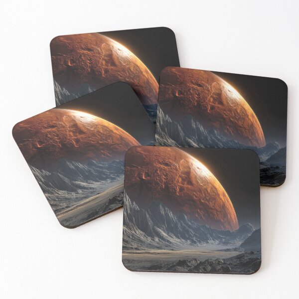 Item preview, A Red Planet Rises Over The Horizon designed and sold by jecphotography and art.