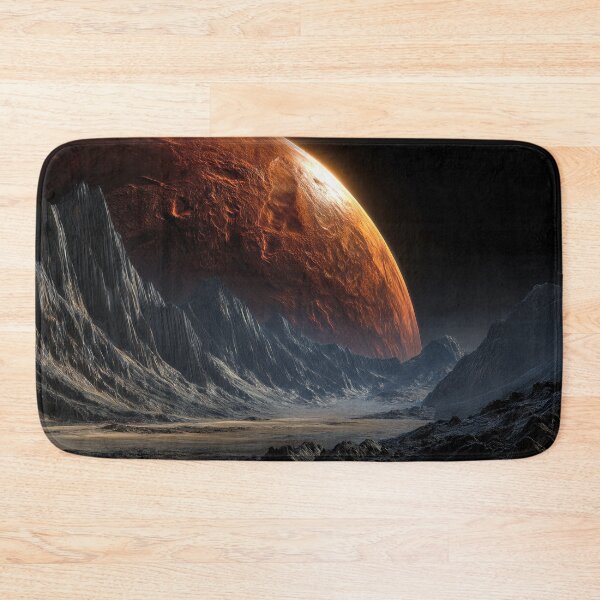 Item preview, A Red Planet Rises Over The Horizon designed and sold by jecphotography and art.