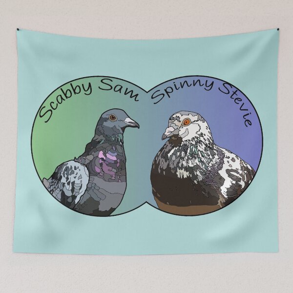 Item preview, Scabby Sam and Spinny Stevie designed and sold by ProfanityFarm.