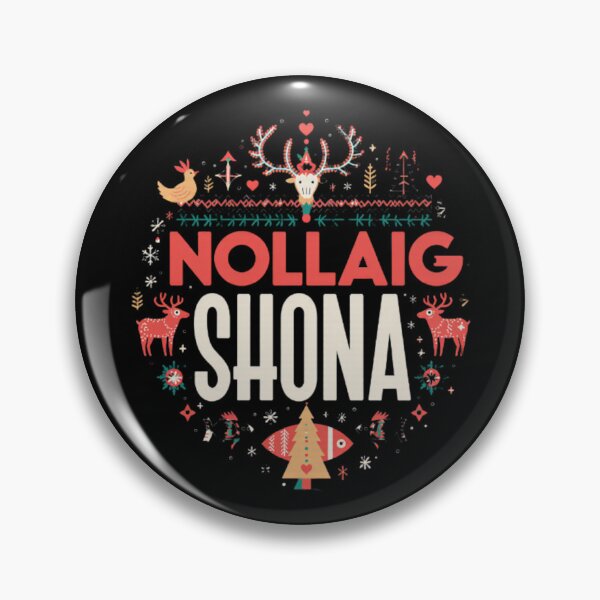 Item preview, Nollaig Shona - Happy Christmas in Irish (as Gaeilge)  designed and sold by Georain.