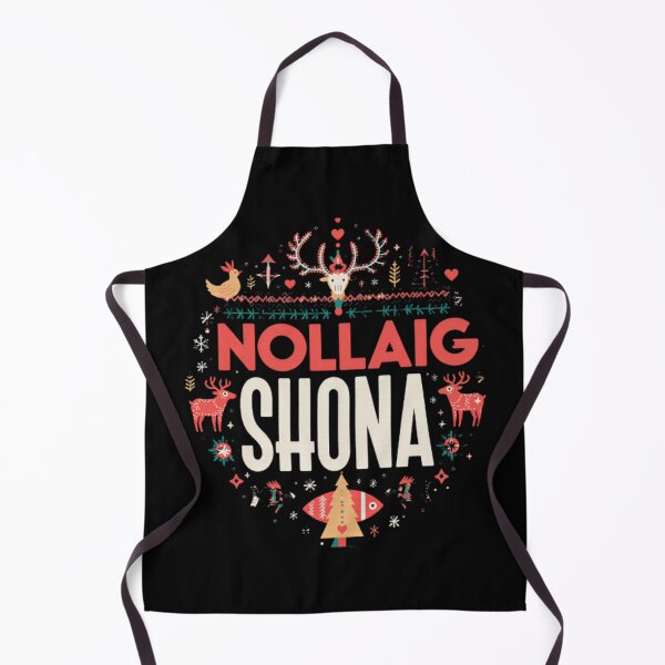 Item preview, Nollaig Shona - Happy Christmas in Irish (as Gaeilge) designed and sold by Georain.