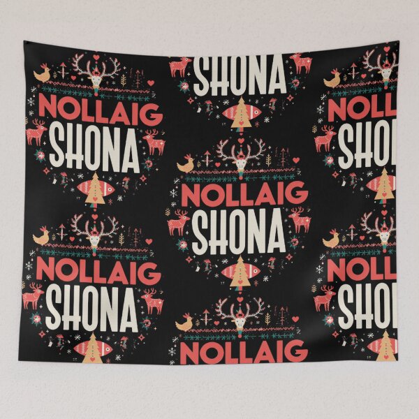 Item preview, Nollaig Shona - Happy Christmas in Irish (as Gaeilge)  designed and sold by Georain.