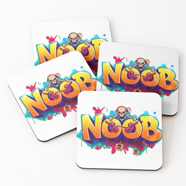 Item preview, Gaming Slogan: Glossy "NOOB" Title designed and sold by newvisionart191.