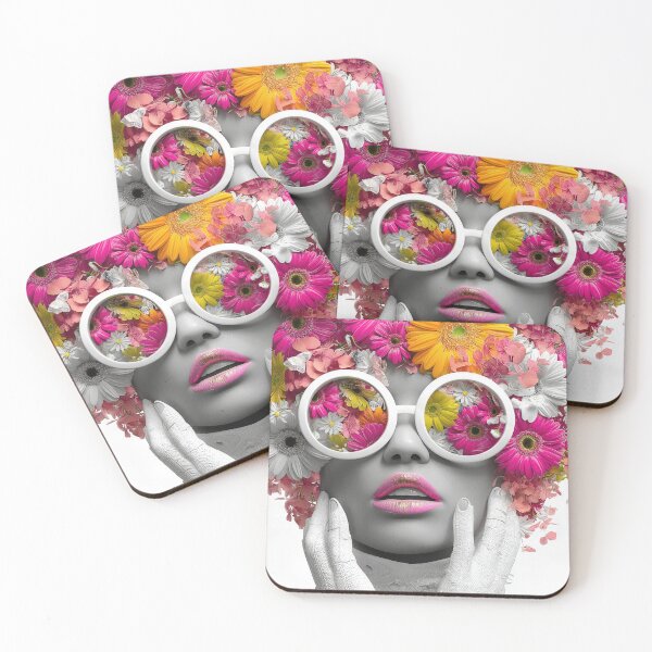 Item preview, abstract flower girl designed and sold by EgonZ9.