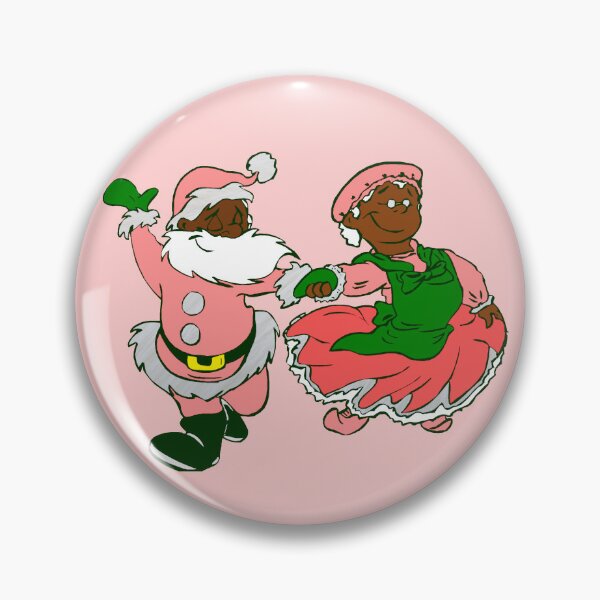 Item preview,  pink christmas black santa claus wife  designed and sold by Gossip Rag.