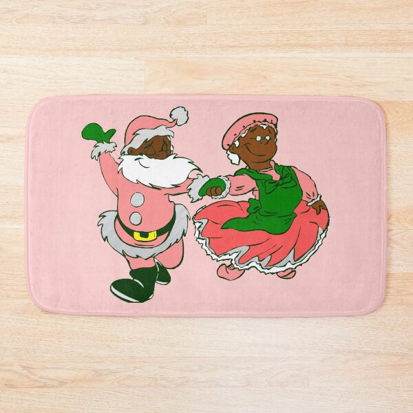 Item preview,  pink christmas black santa claus wife  designed and sold by Gossip Rag.