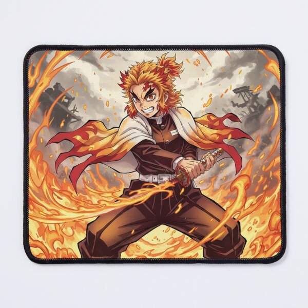 Item preview, Kyojuro Rengoku mar de fuego, kimetsu no yaiba designed and sold by Innova_Creations.