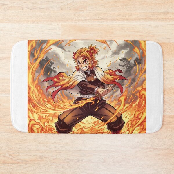 Item preview, Kyojuro Rengoku mar de fuego, kimetsu no yaiba designed and sold by Innova_Creations.