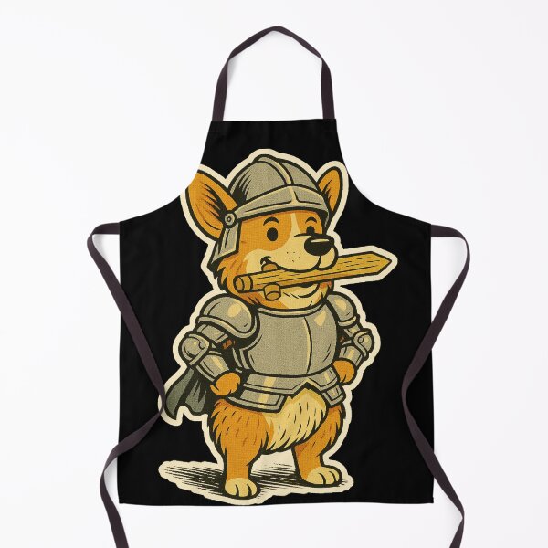 Item preview, Castlecore Pets: Corgi – Training Knight Corgi – Gift for Corgi Lovers • Retro Comics • Vintage Halftone designed and sold by JacobKAurumhead.