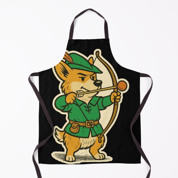 Item preview, Castlecore Pets: Corgi – Corgi Forest Archer – Gift for Corgi Lovers • Retro Comics • Vintage Halftone designed and sold by JacobKAurumhead.