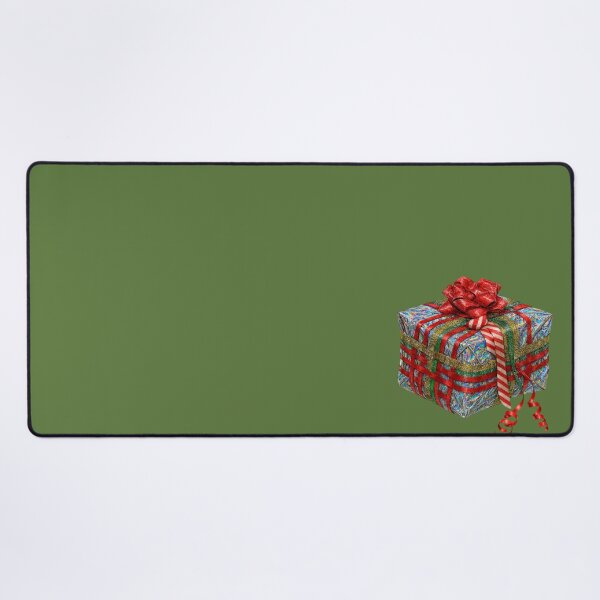 Item preview, Atrociously Wrapped Christmas Present – Chaotic Holiday Gift Fail Art designed and sold by AnotherFemaleHuman.