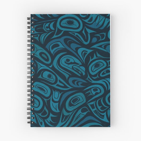Item preview, Raven Totem Pattern – Teal Tribal Spirit Animal Art designed and sold by Alaska Magick.