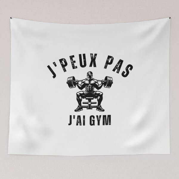 Item preview, j'peux pas j'ai gym | gym gifts | musculation  designed and sold by store7azzouzi.