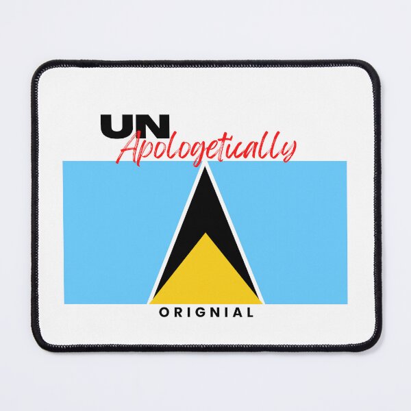 Item preview, Unapologetically Original — Saint Lucia Flag Pride Graphic designed and sold by Shop at the Top 4 U.
