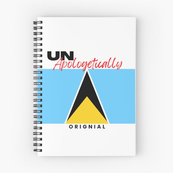 Item preview, Unapologetically Original — Saint Lucia Flag Pride Graphic designed and sold by Shop at the Top 4 U.