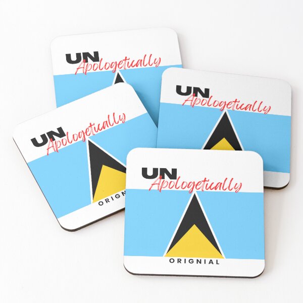 Item preview, Unapologetically Original — Saint Lucia Flag Pride Graphic designed and sold by Shop at the Top 4 U.