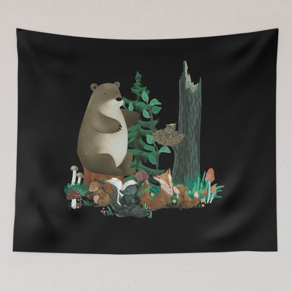 Item preview, Funny forest animals - for kids designed and sold by Lovelalaland.
