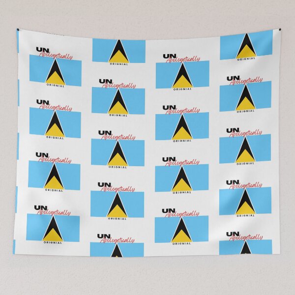 Item preview, Unapologetically Original — Saint Lucia Flag Pride Graphic designed and sold by Shop at the Top 4 U.