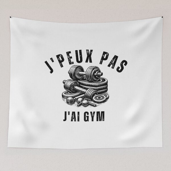 Item preview, j'peux pas j'ai gym | gym gifts | musculation  designed and sold by store7azzouzi.