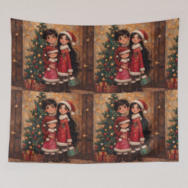 Item preview, Lovers wish you a Merry Christmas! designed and sold by Natalia-Vlad.