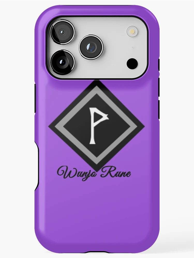 Imagen 1 de 4, Funda de iPhone con la obra Wunjo Rune, diseñada y vendida por WindsofJupiter.
