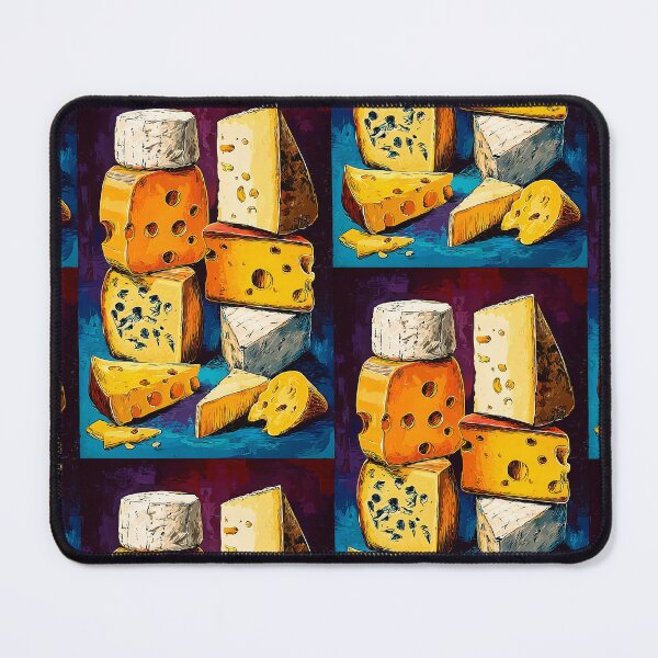 Item preview, The Art of Stacked Cheeses: A Playful Study of Texture, Color and Culinary Craft designed and sold by OlfactoART Studio.