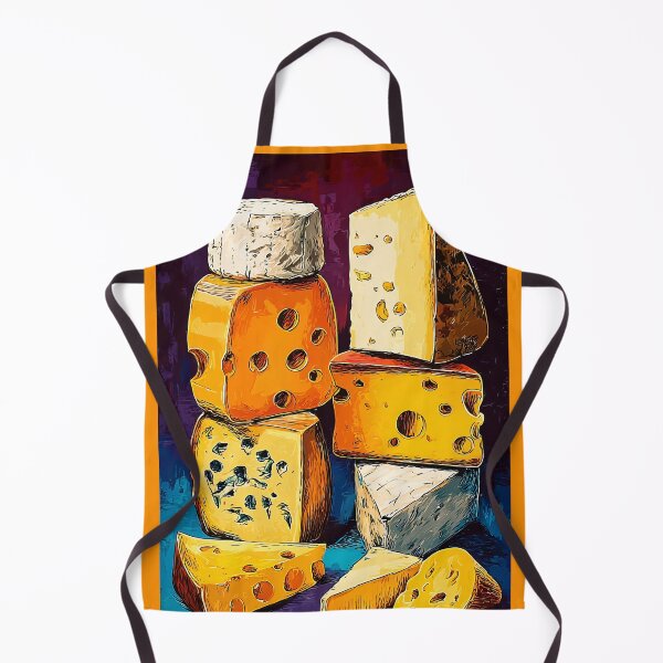 Item preview, The Art of Stacked Cheeses: A Playful Study of Texture, Color and Culinary Craft designed and sold by OlfactoART Studio.