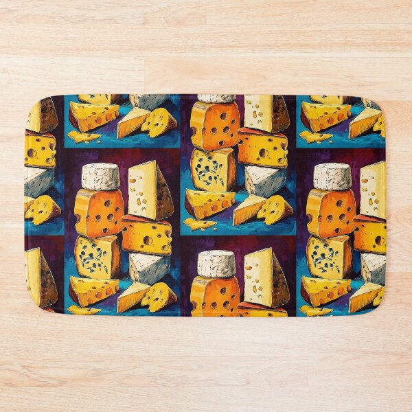 Item preview, The Art of Stacked Cheeses: A Playful Study of Texture, Color and Culinary Craft designed and sold by OlfactoART Studio.