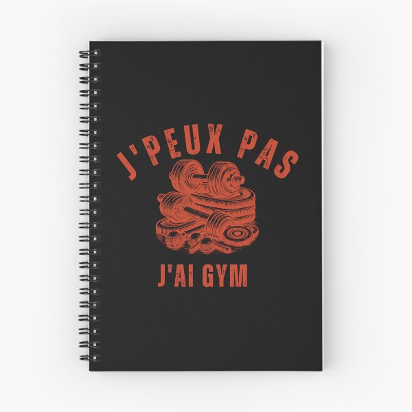 Aperçu de l'œuvre j'peux pas j'ai gym | cadeaux de gym | musculation créée et vendue par store7azzouzi.