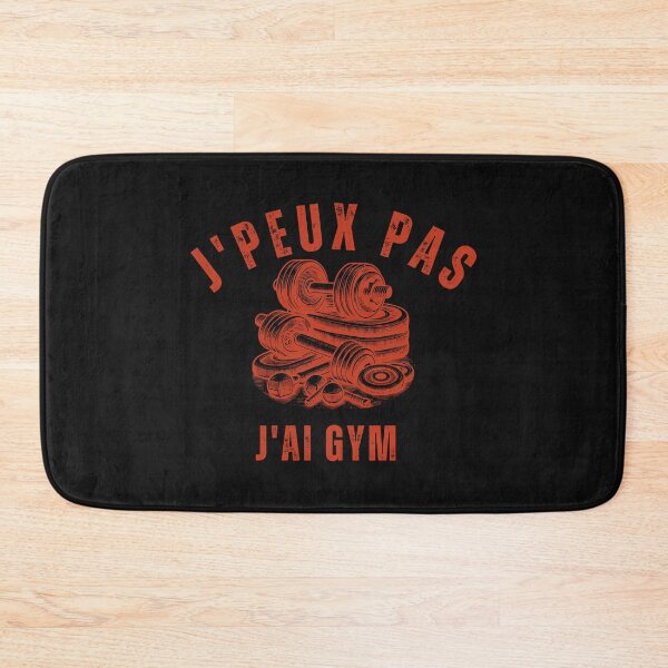 Aperçu de l'œuvre   j'peux pas j'ai gym | cadeaux de gym | musculation  créée et vendue par store7azzouzi.