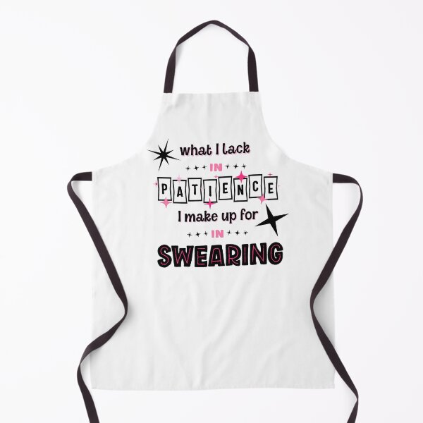 Item preview, What I Lack In Patience, I Make Up For In Swearing – Atomic Pink Sparkles designed and sold by DubiousDoodles.