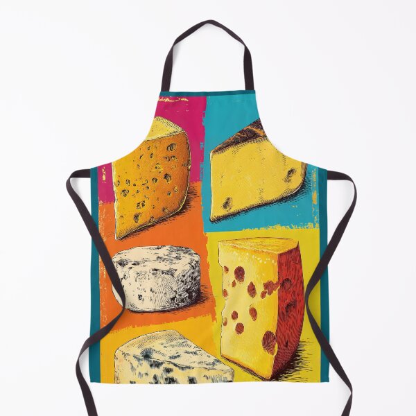 Item preview, Digital Art of Cheese Wedges in Living Color- A Bright Celebration of Artisan Flavors designed and sold by OlfactoART Studio.