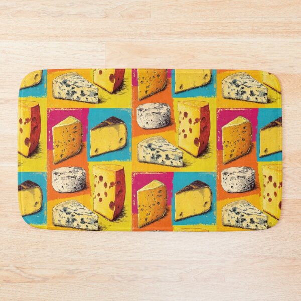 Item preview, Digital Art of Cheese Wedges in Living Color- A Bright Celebration of Artisan Flavors designed and sold by OlfactoART Studio.