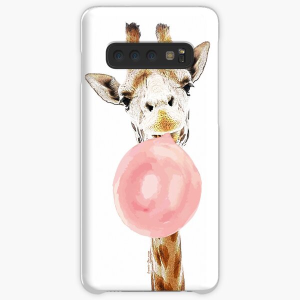 Pink Bubblegum Giraffe Samsung Galaxy Snap Case