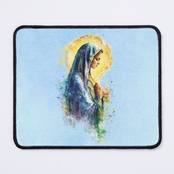 Item preview, Blessed Mother in Prayer – With Holy Radiant Halo designed and sold by MysticOzzy.