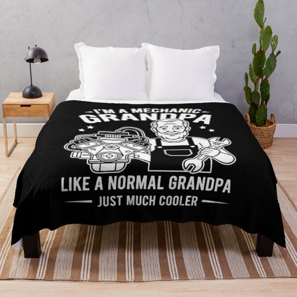 Item preview, I'm A Mechanic Grandpa Like A Normal Grandpa Just Much Cooler designed and sold by Gogetgiggles.