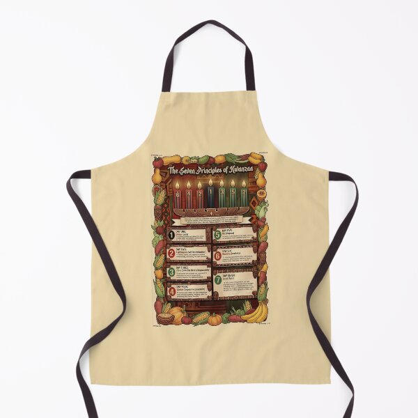 Item preview, Nguzo Saba: Seven Priciples of Kwanzaa Holiday Poster designed and sold by Afrologia.
