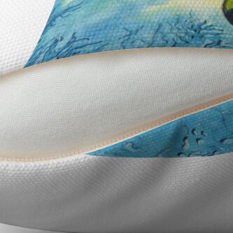 Alternate view of Not named, Cosmos series, watercolor Throw Pillow