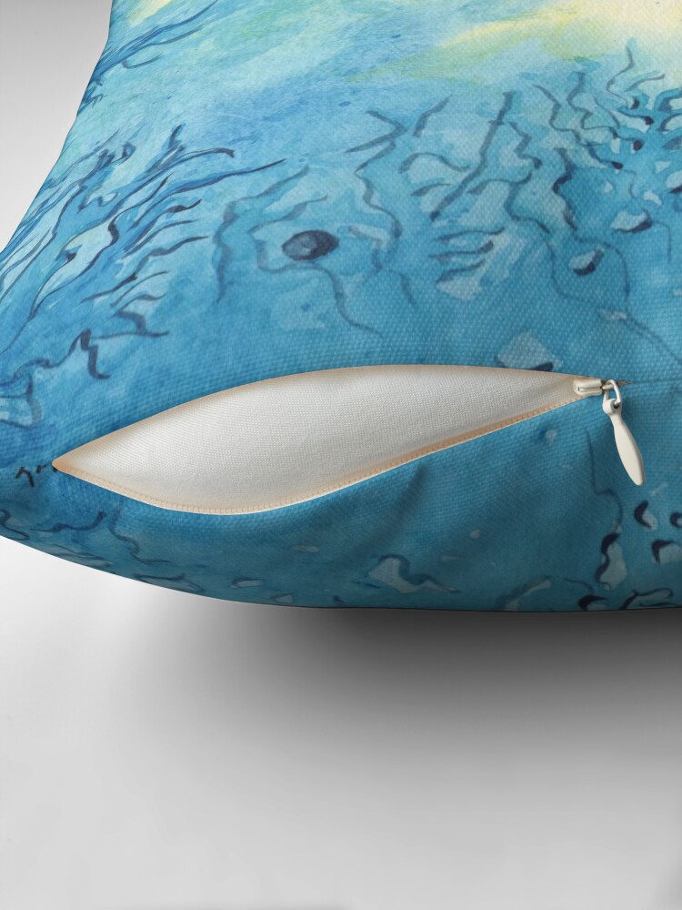 Thumbnail 2 of 4, Pillow, Not named, Cosmos series, watercolor designed and sold by Hueswithheart.
