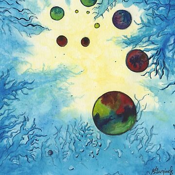 Artwork thumbnail, Not named, Cosmos series, watercolor by Hueswithheart