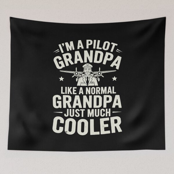 Item preview, I'm A Pilot Grandpa Like A Normal Grandpa Just Much Cooler designed and sold by Gogetgiggles.