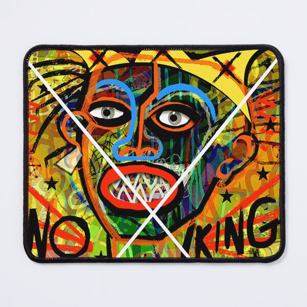 Item preview, NO KING Street Art designed and sold by ViaARTfactory.