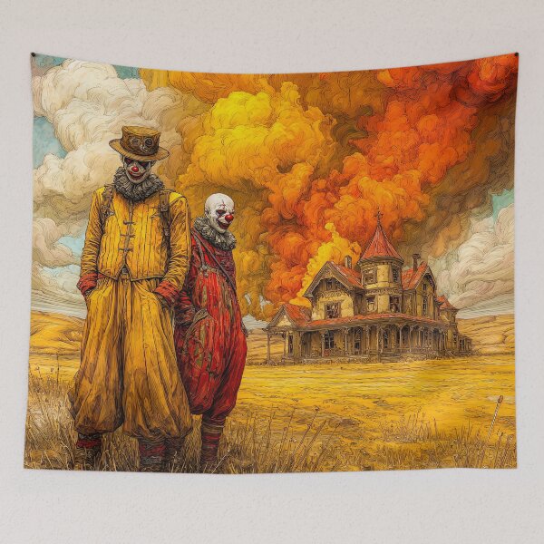 Item preview, Clowns Near Burning House designed and sold by JPugliese.