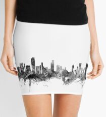 Honolulu Hawaii Skyline Mini Skirt