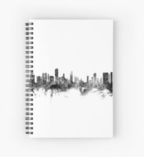 Honolulu Hawaii Skyline Spiral Notebook