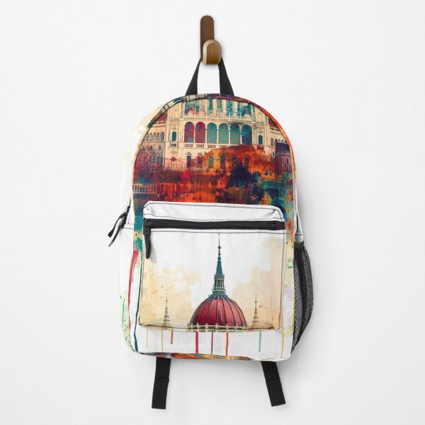 Item preview, Colorful Cityscape Reflection designed and sold by Modern-Tropical.
