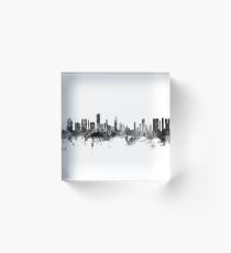 Honolulu Hawaii Skyline Acrylic Block